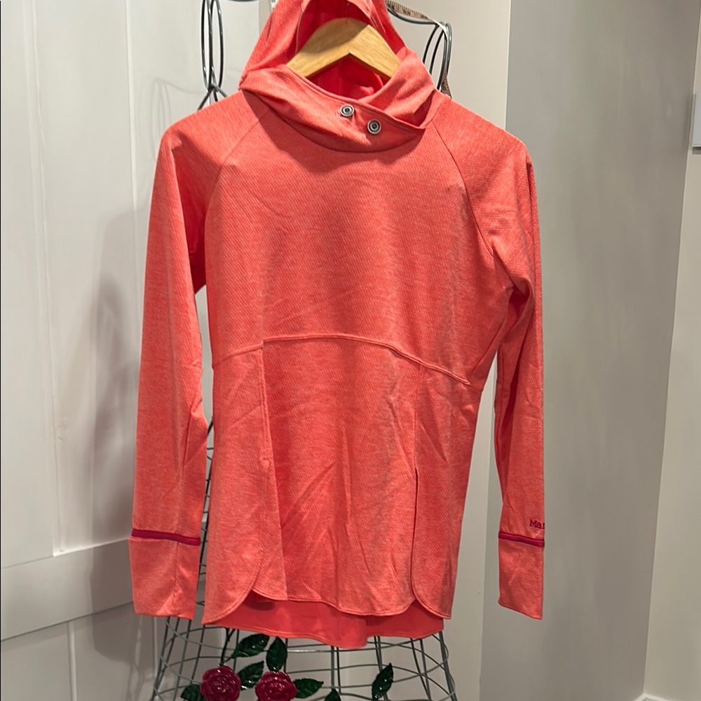 Like new Marmot Vibrant Coral Hoodie